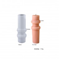 Epoksi Silikon Düz Çizgili Ve Boğumlu Uzun Model Sütun Taş Tozu Ev Dekorasyonu Mum Kalıbı Epoksi Silikon Düz Çizgili Ve Boğumlu Uzun Model Sütun Taş Tozu Ev Dekorasyonu Mum Kalıbı