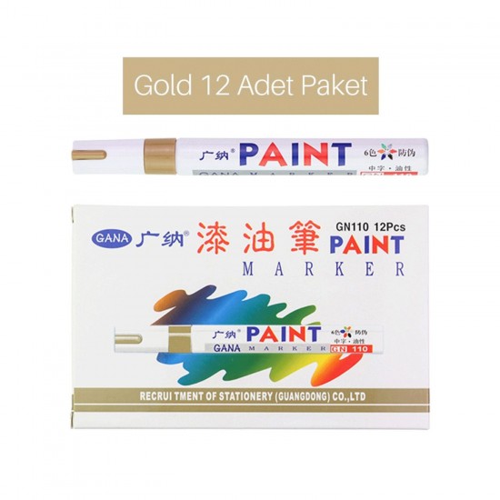 Paint Marker Epoksi Varak Kalem (12 Adet) Paint Marker Epoksi Varak Kalem (12 Adet)
