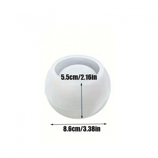 Epoksi Yuvarlak Beton Saksı ve Mumluk Silikon Kalıbı Orta Boy 8.6X5.5 CM Epoksi Yuvarlak Beton Saksı ve Mumluk Silikon Kalıbı Orta Boy 8.6X5.5 CM