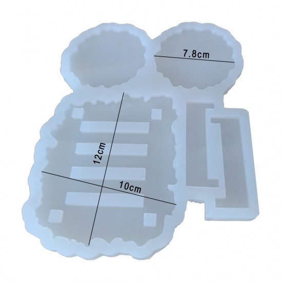 Epoksi Reçine Silikon Magnet Kalıbı Magnet Standı Magnet Tutucu Kalıp 12x10 CM Epoksi Reçine Silikon Magnet Kalıbı Magnet Standı Magnet Tutucu Kalıp 12x10 CM
