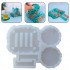 Epoksi Reçine Silikon Magnet Kalıbı Magnet Standı Magnet Tutucu Kalıp 12x10 CM