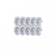 Epoksi Silikon Kalıp Çoklu Deniz Atı Kalıbı Delikli Deniz Atı Anahtarlık Kalıbı 4.4X3 CM 10 lu Epoksi Silikon Kalıp Çoklu Deniz Atı Kalıbı Delikli Deniz Atı Anahtarlık Kalıbı 4.4X3 CM 10 lu
