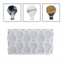 Epoksi Silikon Kalıp Çoklu Kapadokya Balonu Kolye Anahtarlık Küpe Kalıbı 45X30 MM 12 li