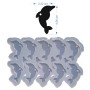 Epoksi Silikon Kalıp Çoklu Yunus Balığı Kalıbı Yunus Anahtarlık Kalıbı Silikon 4.5x2.2 CM 10 lu