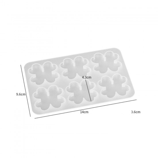 Epoksi Silikon Yonca Kalıbı Yonca Anahtarlık Kalıbı Kolye Yonca Kalıbı Silikon