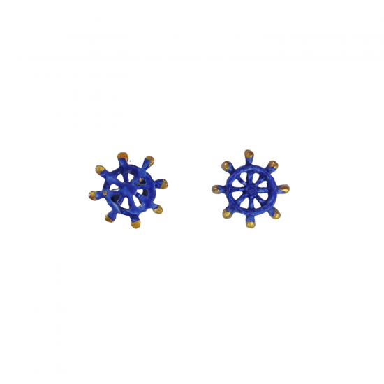 Polyester Dekoratif Mini Gemi Dümeni 3.5 CM - 4 CM (100 Adet)