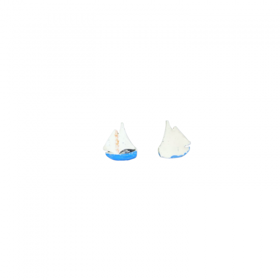 Polyester Dekoratif Mini Sevimli Yelkenli Tekne Objesi 3 CM (100 Adet) Polyester Dekoratif Mini Sevimli Yelkenli Tekne Objesi 3 CM (100 Adet)