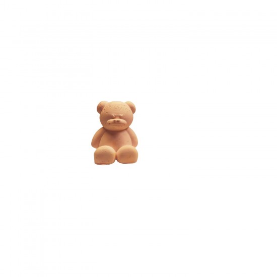 Silikon 3D Kalıp Oturan Sevimli Ayıcık Model Mum ve Taş Tozu Kalıbı 6.5X5.3 CM
