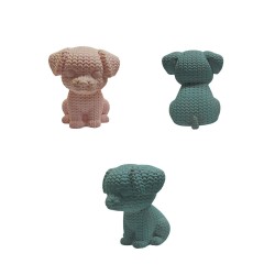 Silikon 3D Kalıp Sevimli Köpek Modeli Mum ve Taş Tozu Kalıbı 10 CM Silikon 3D Kalıp Sevimli Köpek Modeli Mum ve Taş Tozu Kalıbı 10 CM