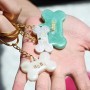 Silikon Kalıp Epoksi Çoklu Köpek Kemik Tasma Künyesi Kalıbı 20 li 4.1 x 2.5 CM