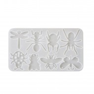 Silikon Hayvan Figürleri Delikli Anahtarlık Kolye ve Küpe Kalıbı 8 Li Silikon Hayvan Figürleri Delikli Anahtarlık Kolye ve Küpe Kalıbı 8 Li