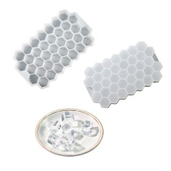 Silikon Petek Buz Küpü Tepsisi Kapaksız Silikon Buz Kalıbı 37 Li Silikon Petek Buz Küpü Tepsisi Kapaksız Silikon Buz Kalıbı 37 Li