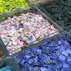 12 Farklı Minik Dekoratif Doğal Öğütülmüş Kabuk Kırığı Kumu Seti