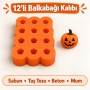 Silikon Kalıp 12’li 3 D Mini Balkabağı – Sabun, Mum, Taş Tozu ve Beton Yapımı İçin Cadılar Bayramı Temalı Silikon Kalıp 12’li 3 D Mini Balkabağı – Sabun, Mum, Taş Tozu ve Beton Yapımı İçin Cadılar Bayramı Temalı