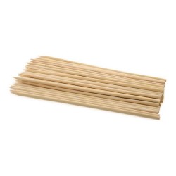Ahşap Çöp Şiş Çubuğu Uzun 5 MMX350 MM  (100 Adet) Ahşap Çöp Şiş Çubuğu Uzun 5 MMX350 MM  (100 Adet)