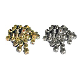 Ahşap Küp HARFLİ  Boncuk 10X10 MM 100 GRAM Ahşap Küp HARFLİ  Boncuk 10X10 MM 100 GRAM