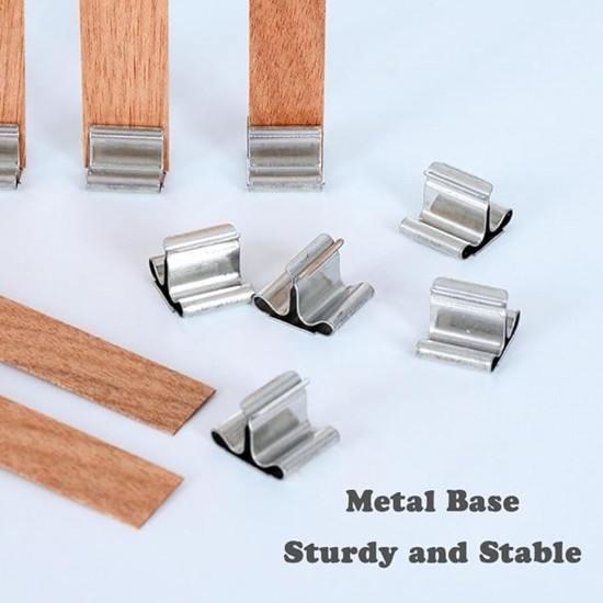 Ahşap Mum Fitili Sehpası Soya Fitili Bardak Mum Fitil Metal Sehpası (50 Adet) Ahşap Mum Fitili Sehpası Soya Fitili Bardak Mum Fitil Metal Sehpası (50 Adet)