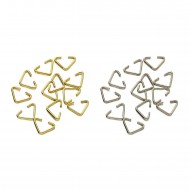 Anahtarlık Montaj Halkası Üçgen Takı Bağlantı Halkası 14x11 MM (100 Adet) Anahtarlık Montaj Halkası Üçgen Takı Bağlantı Halkası 14x11 MM (100 Adet)