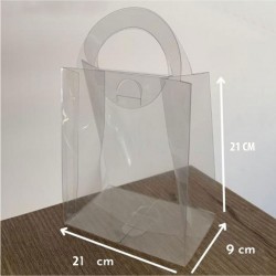 Asetat Çanta 21x21x9 CM (10 Adet) Asetat Çanta 21x21x9 CM (10 Adet)