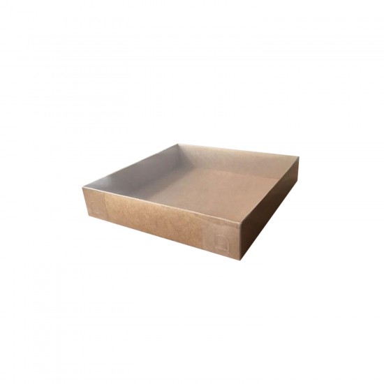 Asetat Kapaklı Karton Kutu Havlu Kutusu 25X25X5 CM (10 Adet) Asetat Kapaklı Karton Kutu Havlu Kutusu 25X25X5 CM (10 Adet)