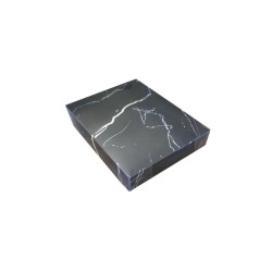 Asetat Kapaklı Karton Kutu Mermer Desenli 12X15X3 CM (10 Adet) Asetat Kapaklı Karton Kutu Mermer Desenli 12X15X3 CM (10 Adet)
