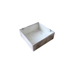 Asetat Kapaklı Karton Kutu Mermer Desenli 8X8X3 (50 Adet) Asetat Kapaklı Karton Kutu Mermer Desenli 8X8X3 (50 Adet)