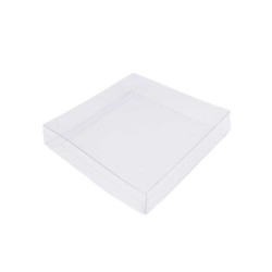 Asetat Kutu Bubble Mum Kutusu  20X20X3.5 CM (10 Adet)