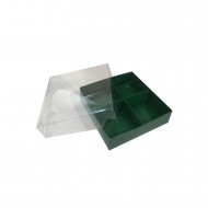 Asetat Kapaklı Karton Kutu 12x12x3 CM 4 Bölmeli Kutu (10 Adet) Asetat Kapaklı Karton Kutu 12x12x3 CM 4 Bölmeli Kutu (10 Adet)