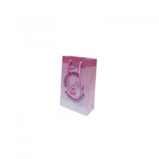 Karton Çanta Minik Boy Bebekli Ve Leylekli 11X17 Cm (25 Adet) Karton Çanta Minik Boy Bebekli Ve Leylekli 11X17 Cm (25 Adet)