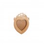 Ham Polyester Çerçeve Kalp Şekilli Boyasız 10X12.5 CM