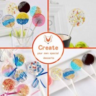 Çubuklu Silikon Yuvarlak Lolipop Şeker Kalıbı-8 li BT078-2 Çubuklu Silikon Yuvarlak Lolipop Şeker Kalıbı-8 li BT078-2