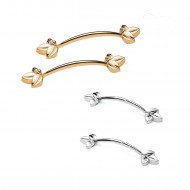 Defne Plastik Kulp Yonca Desenli Model 14 CM (2 Adet) Defne Plastik Kulp Yonca Desenli Model 14 CM (2 Adet)