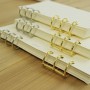 Defter Kapağı Gevşek Yapraklı Bağlayıcı Metal Halkaları - 2 Adet Defter Kapağı Gevşek Yapraklı Bağlayıcı Metal Halkaları - 2 Adet