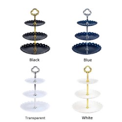 Epoksi 3 Katlı Meyve Ve Cupcake Stant Bağlantı Aparatı Stant Tutucu Çiçek Desenli Epoksi 3 Katlı Meyve Ve Cupcake Stant Bağlantı Aparatı Stant Tutucu Çiçek Desenli