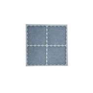 Epoksi Bardak Altlığı 10 CM Tırtıklı Kare  4 lü