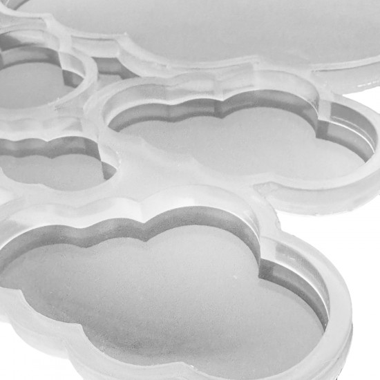 Epoksi Bulut Baby Shower Kapı Süsü Kalıbı Epoksi Bulut Baby Shower Kapı Süsü Kalıbı