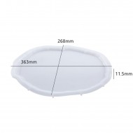 Epoksi Büyük Kristal Köşeli Tepsi Kalıbı 36.3×26.8 CM Epoksi Büyük Kristal Köşeli Tepsi Kalıbı 36.3×26.8 CM