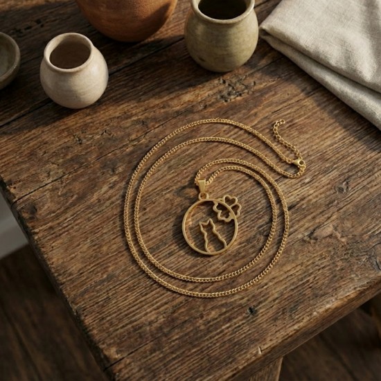 Epoksi Çember İçinde Kedi Model Metal Kolye Takı Ucu (5 Adet) Epoksi Çember İçinde Kedi Model Metal Kolye Takı Ucu (5 Adet)