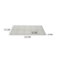 Epoksi Çoklu Silikon Kalıp Magnet Kalıbı Düz Yuvarlak Seri Döküm Kalıbı 6 CM  10 Lu Epoksi Çoklu Silikon Kalıp Magnet Kalıbı Düz Yuvarlak Seri Döküm Kalıbı 6 CM  10 Lu