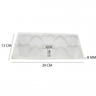 Epoksi Reçine Silikon Kalıp Çoklu KALP Magnet Kalıbı Seri Döküm Kalıbı 6 CM 10 Lu Epoksi Reçine Silikon Kalıp Çoklu KALP Magnet Kalıbı Seri Döküm Kalıbı 6 CM 10 Lu