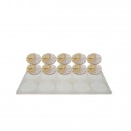 Epoksi Silikon Kalıp Çoklu Magnet Kalıbı Düz Yuvarlak Seri Döküm Kalıbı 7 CM  10 Lu Epoksi Silikon Kalıp Çoklu Magnet Kalıbı Düz Yuvarlak Seri Döküm Kalıbı 7 CM  10 Lu