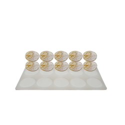 Epoksi Silikon Kalıp Çoklu Magnet Kalıbı Düz Yuvarlak Seri Döküm Kalıbı 7 CM  10 Lu Epoksi Silikon Kalıp Çoklu Magnet Kalıbı Düz Yuvarlak Seri Döküm Kalıbı 7 CM  10 Lu