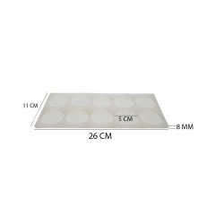 Epoksi Silikon Kalıp Çoklu Magnet Kalıbı Düz Yuvarlak Seri Döküm Kalıbı 5 CM  10 Lu Epoksi Silikon Kalıp Çoklu Magnet Kalıbı Düz Yuvarlak Seri Döküm Kalıbı 5 CM  10 Lu