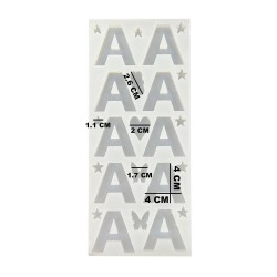 Epoksi Çoklu Silikon Kalıp A Harfi Anahtarlık Reçine Seri Döküm Kalıbı 4 CM 10 Lu Epoksi Çoklu Silikon Kalıp A Harfi Anahtarlık Reçine Seri Döküm Kalıbı 4 CM 10 Lu