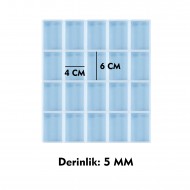 Epoksi Çoklu Silikon Kalıp Anahtarlık Kalıbı Dikdörtgen Seri Döküm Kalıbı 4X6 CM 20 Li Epoksi Çoklu Silikon Kalıp Anahtarlık Kalıbı Dikdörtgen Seri Döküm Kalıbı 4X6 CM 20 Li