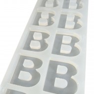 Epoksi Çoklu Silikon Kalıp B Harfi Anahtarlık Reçine Seri Döküm Kalıbı 4 CM 10 Lu Epoksi Çoklu Silikon Kalıp B Harfi Anahtarlık Reçine Seri Döküm Kalıbı 4 CM 10 Lu