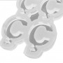 Epoksi Çoklu Silikon Kalıp Ç Harfi (Düz) Anahtarlık Reçine Seri Döküm Kalıbı 4.5 CM 10 Lu Epoksi Çoklu Silikon Kalıp Ç Harfi (Düz) Anahtarlık Reçine Seri Döküm Kalıbı 4.5 CM 10 Lu