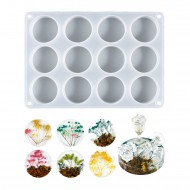 Epoksi Çoklu Silikon Kalıp Daire Yuvarlak Dekoratif Obje Kalıbı 5X5X2 CM 12 Li Epoksi Çoklu Silikon Kalıp Daire Yuvarlak Dekoratif Obje Kalıbı 5X5X2 CM 12 Li