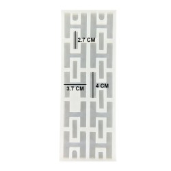 Epoksi Çoklu Silikon Kalıp H Harfi Anahtarlık Reçine Seri Döküm Kalıbı 4 CM 10 Lu Epoksi Çoklu Silikon Kalıp H Harfi Anahtarlık Reçine Seri Döküm Kalıbı 4 CM 10 Lu