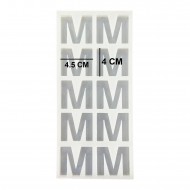 Epoksi Çoklu Silikon Kalıp M Harfi Anahtarlık Reçine Seri Döküm Kalıbı 4 CM 10 Lu Epoksi Çoklu Silikon Kalıp M Harfi Anahtarlık Reçine Seri Döküm Kalıbı 4 CM 10 Lu